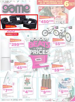 Game Malawi Stores (24 Nov - 29 Nov 2016), page 1