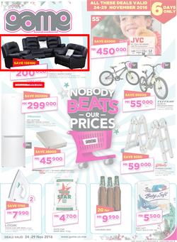 Game Malawi Stores (24 Nov - 29 Nov 2016), page 1