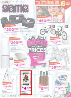 Game Malawi Stores (24 Nov - 29 Nov 2016), page 1