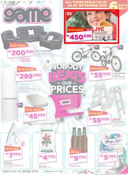 Game Malawi Stores (24 Nov - 29 Nov 2016), page 1
