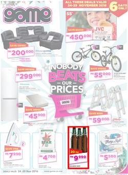 Game Malawi Stores (24 Nov - 29 Nov 2016), page 1