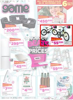 Game Malawi Stores (24 Nov - 29 Nov 2016), page 1