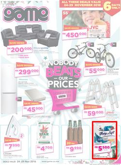 Game Malawi Stores (24 Nov - 29 Nov 2016), page 1