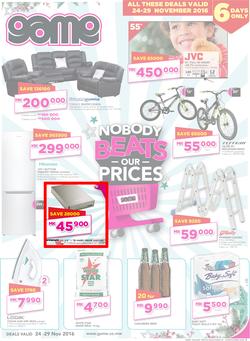 Game Malawi Stores (24 Nov - 29 Nov 2016), page 1