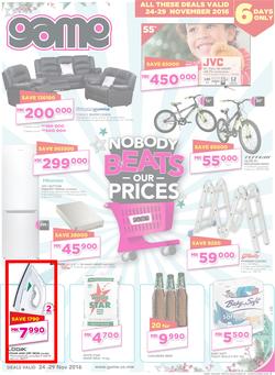Game Malawi Stores (24 Nov - 29 Nov 2016), page 1