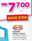 Sunny Kiddies Small Table