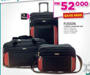 Fusion 3 Piece Luggage Set