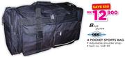 Blue Juice 4 Pocket Sports Bag