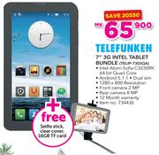 Telefunken 7" 3G Intel Tablet Bundle TELIP-73GIQA