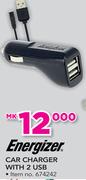 Energizer Car Charger With 2 USB