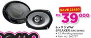 Kenwood 6x9" 3 Way Speaker KFC-E6965