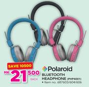 Polaroid Bluetooth Headphone PHP4001-Each