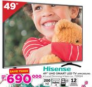 Hisense 49" UHD Smart LED TV 49K300UW