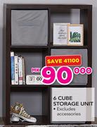 6 Cube Storage Unit