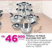 Tissolli 10 Piece Silicone Pot Set-Per Set