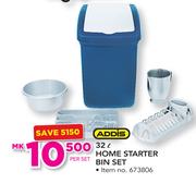Addis 32Ltr Home Starter Bin Set-Per Set