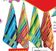 Mainstays Assorted Embossed Beach Towels-Each