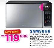 Samsung 32Ltr Electronic Microwave Oven Mirror ME0113M1 XF