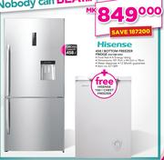 Hisense 458Ltr Bottom Freezer Fridge H610BI-WD
