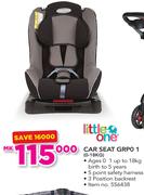 Little One Car Seat GRPO 1 0-18KG