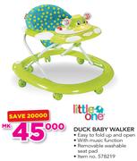 Little One Duck Baby Walker