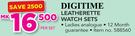 Digitime Leatherette Watch Sets-Per Set