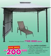 Out&About 3x3m Patio Gazebo
