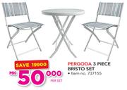 Pergoda 3 Piece Bristo Set-Per Set