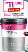 Simple Choice 20Ltr Acrylic PVA Paint