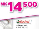 Castrol 5Ltr GTX Oil