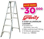 Gravity 6 Step Aluminium Ladder