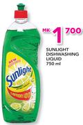 Sunlight Dishwashing Liquid-750ml
