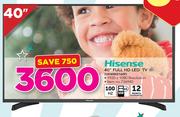 Hisense 40" Full HD LED TV HX40M2160F