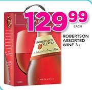 Robertson Assorted Wine-3Ltr