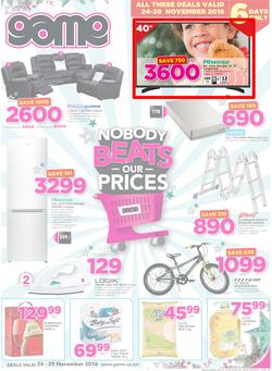 Game Zambia Stores (24 Nov - 29 Nov 2016), page 1