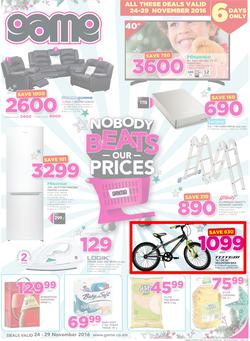 Game Zambia Stores (24 Nov - 29 Nov 2016), page 1