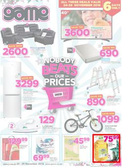 Game Zambia Stores (24 Nov - 29 Nov 2016), page 1