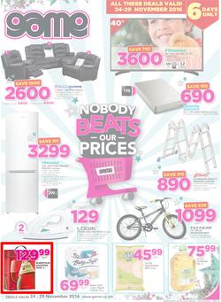 Game Zambia Stores (24 Nov - 29 Nov 2016), page 1