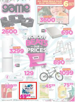 Game Zambia Stores (24 Nov - 29 Nov 2016), page 1
