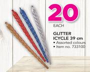 Glitter Icycle 39cm-Each