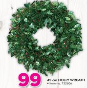 25cm Gold Wreath