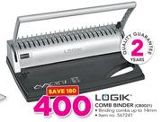Logik Comb Binder CB0021