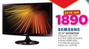 Samsung 21.5" Monitor
