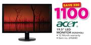 Acer 19.5" Monitor K202HQL
