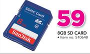Sandisk 8GB SD Card