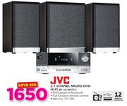JVC 2.1 Channel Micro DVD HiFi BT UX-DN721