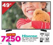 Hisense 49" Full HD Smart LED TV 49K3110PW 