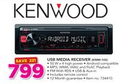 Kenwood USB Media Receiver KMM-102