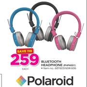 Polaroid Bluetooth Headphone PHP4001-Each