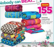 Assorted Comforters Including Pillowcases-Per Set